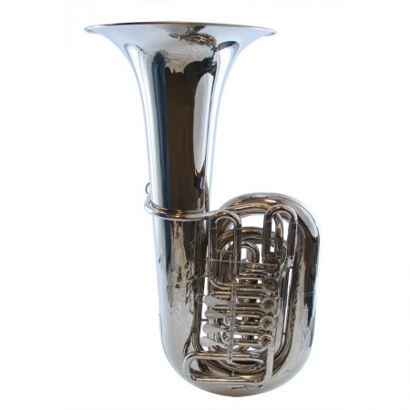American Heritage 5 Valve Rotary C Tuba – Nickel