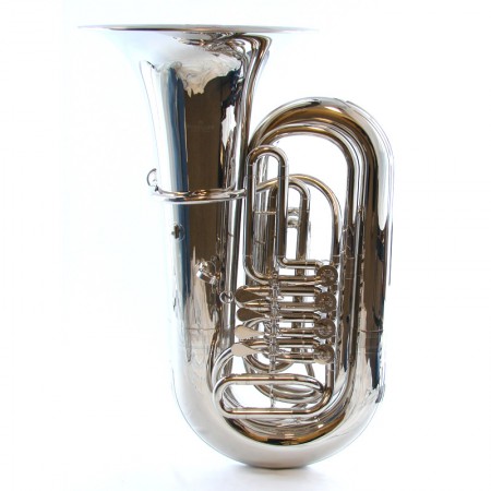 American Heritage 4 Valve BBb Rotary Tuba – Nickel