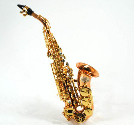 American Heritage Concert Series Curved Soprano Saxophone – Rose Brass