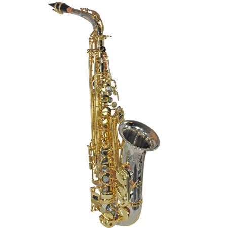 Elite V Alto Saxophone – Silver & Gold