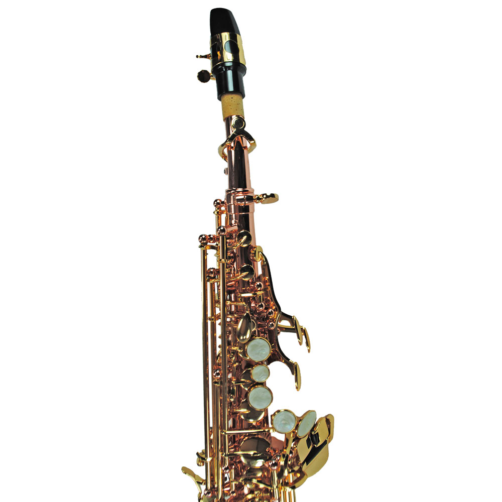 Elite V Semi-Curved Soprano Saxophone – Rose & Gold
