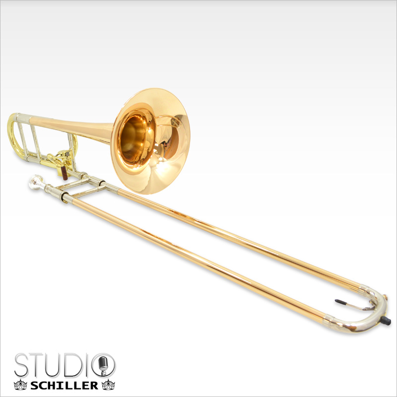 Studio Hagmann Trombone with Gold Brass Bell