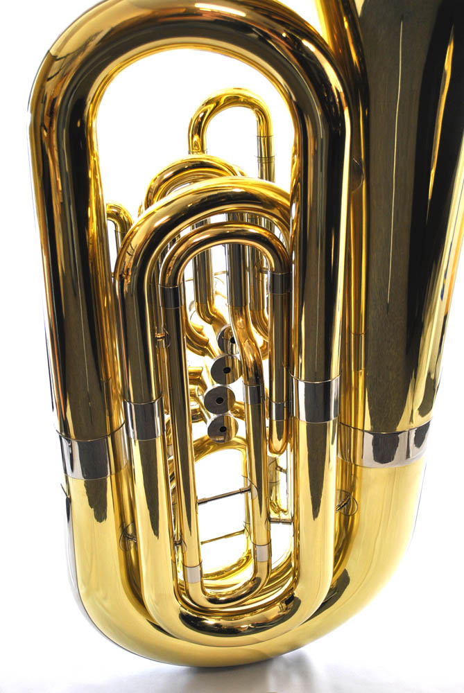 American Heritage BBb 5 Valve Piston Compensating Tuba - Brass