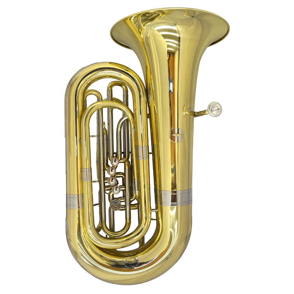 American Heritage CC 5 Valve Piston Compensating Tuba – Brass