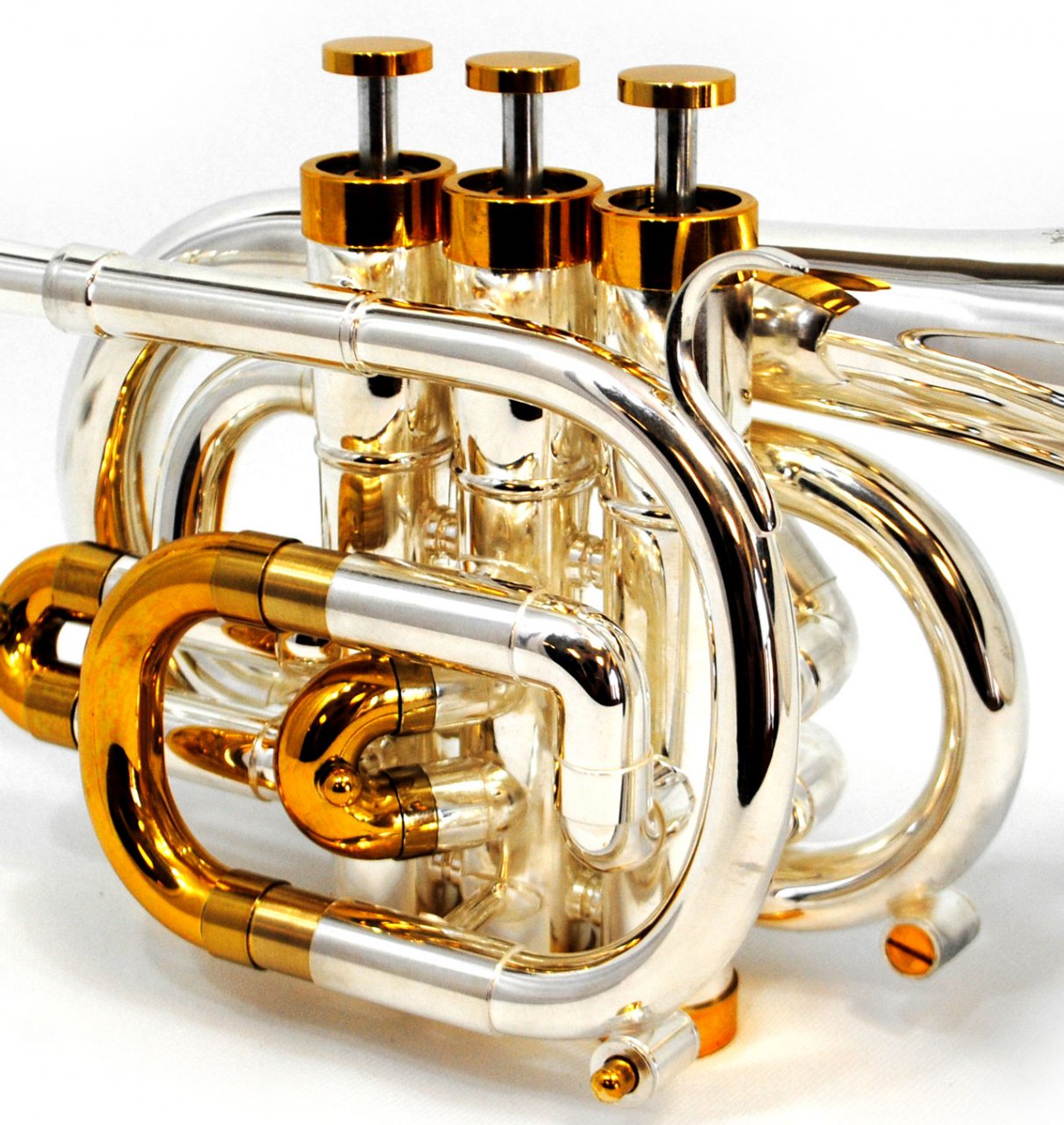 CenterTone Pocket C Trumpet – Silver & Gold Plated