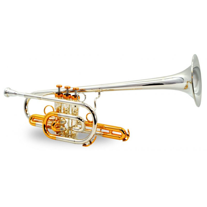 American Heritage BandLeader 45 Trumpet - Silver & Gold - Bb