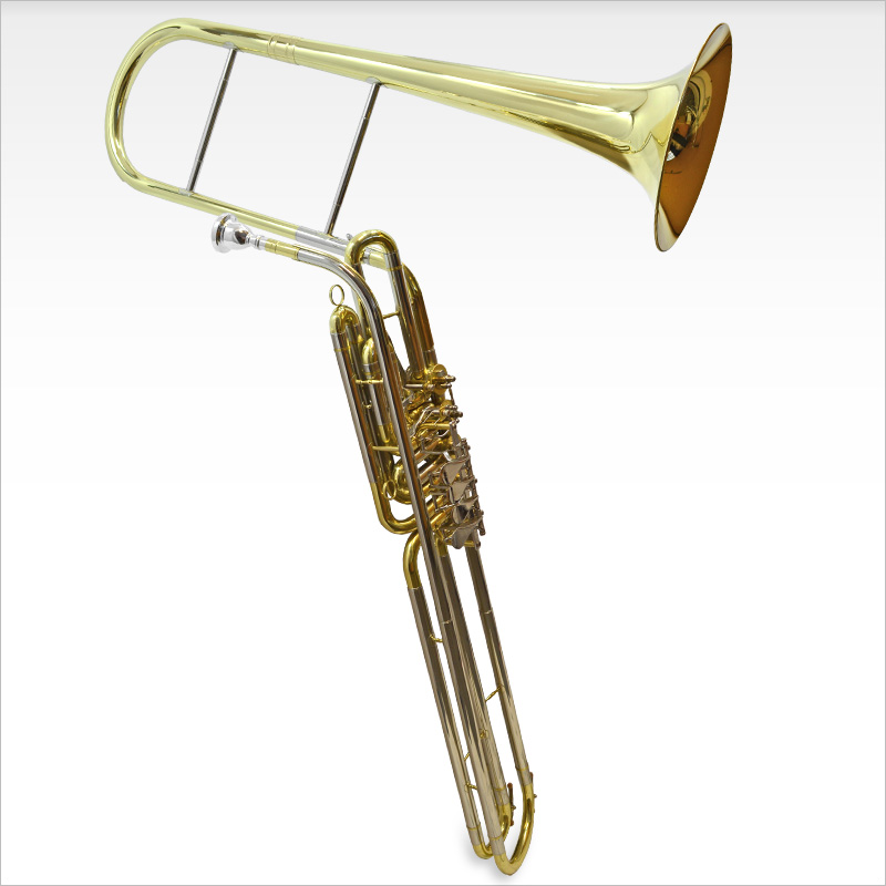 Cimbasso 5 Valve Rotary – Gold Lacquer