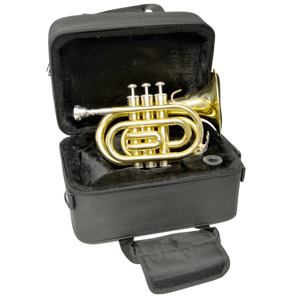 American Heritage Pocket Trumpet Pro - Gold Lacquer