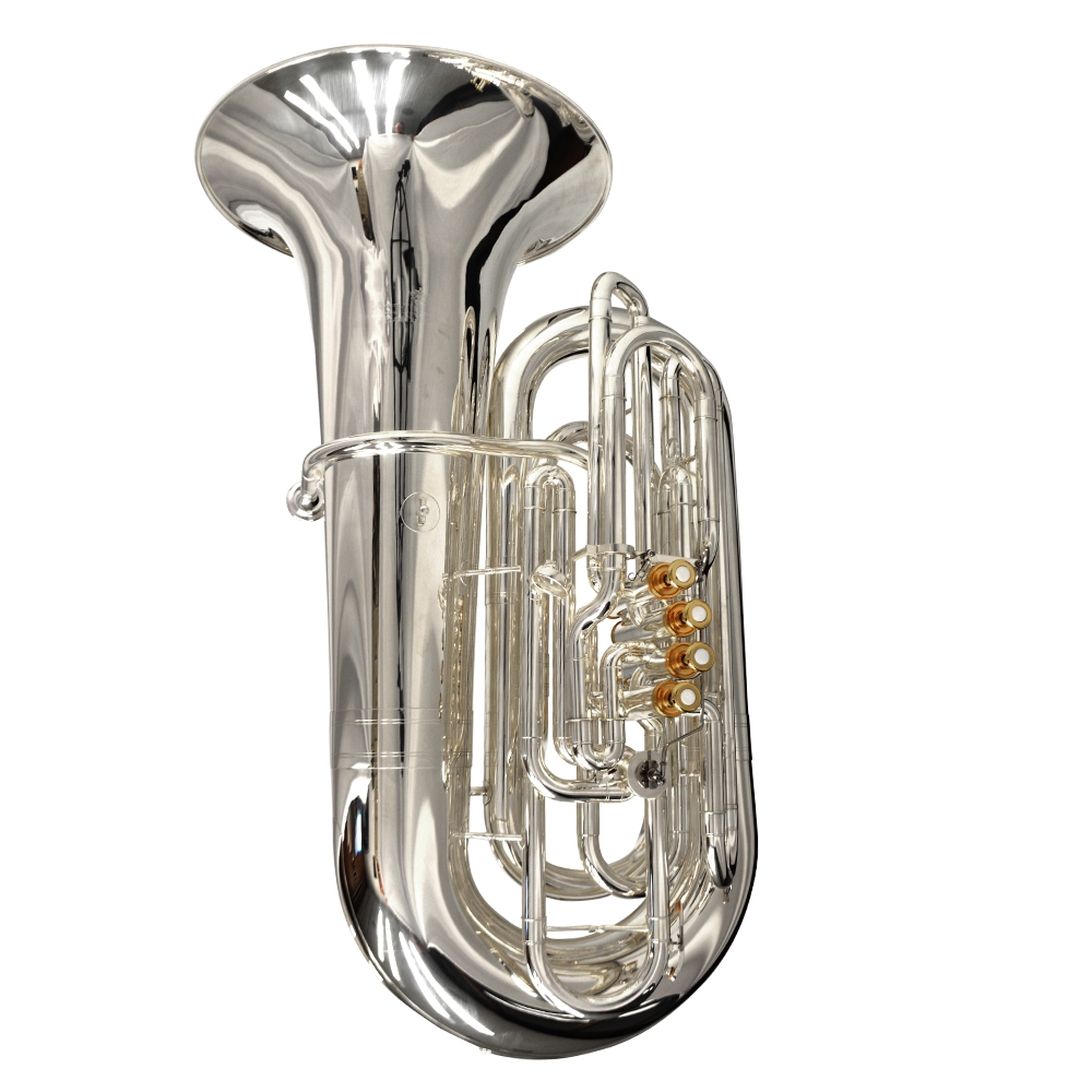Elite CC Tuba – Silver Plated & Gold