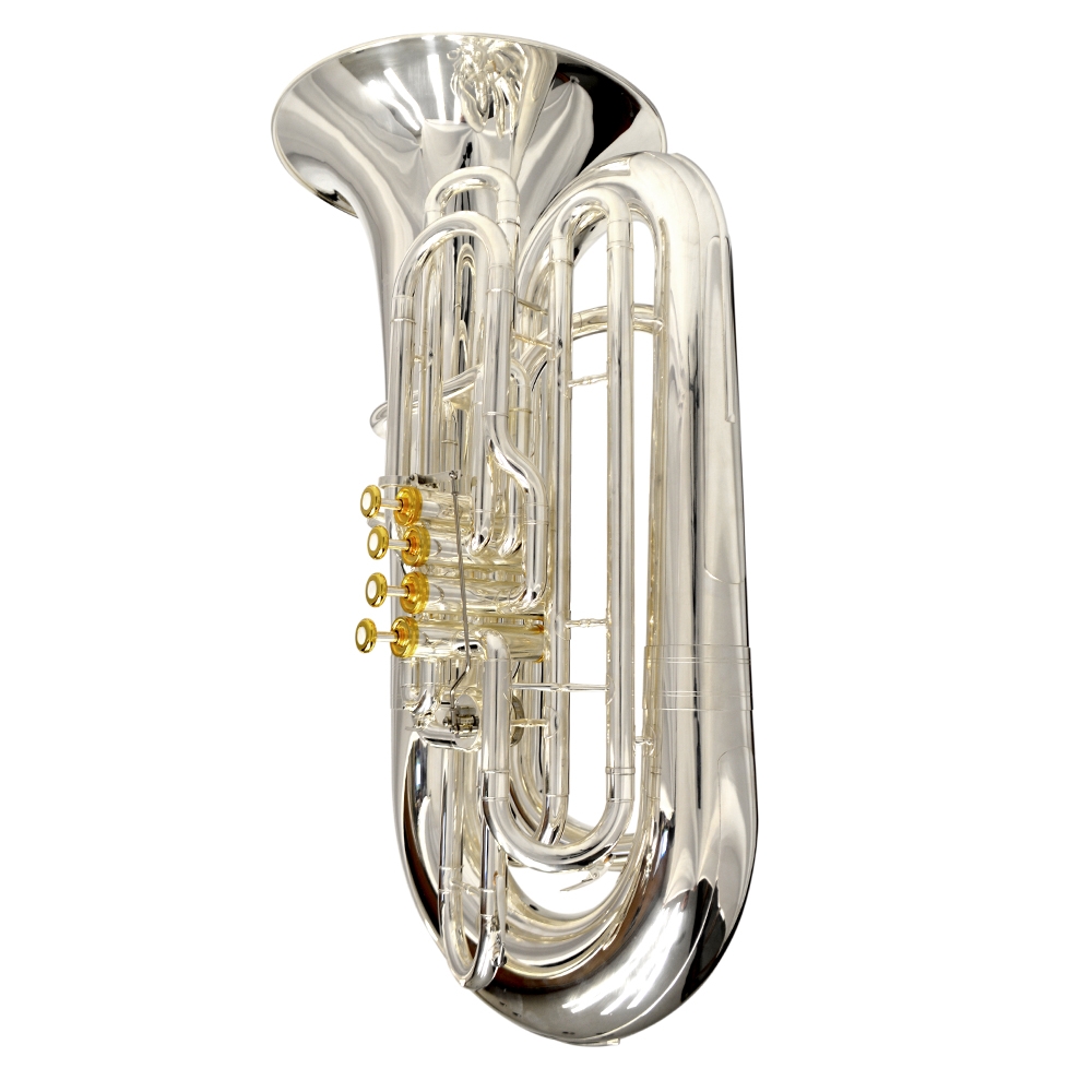 Elite CC Tuba – Silver Plated & Gold