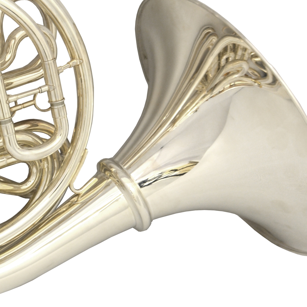Elite VI French Horn with Removable Bell – Silver & Gold