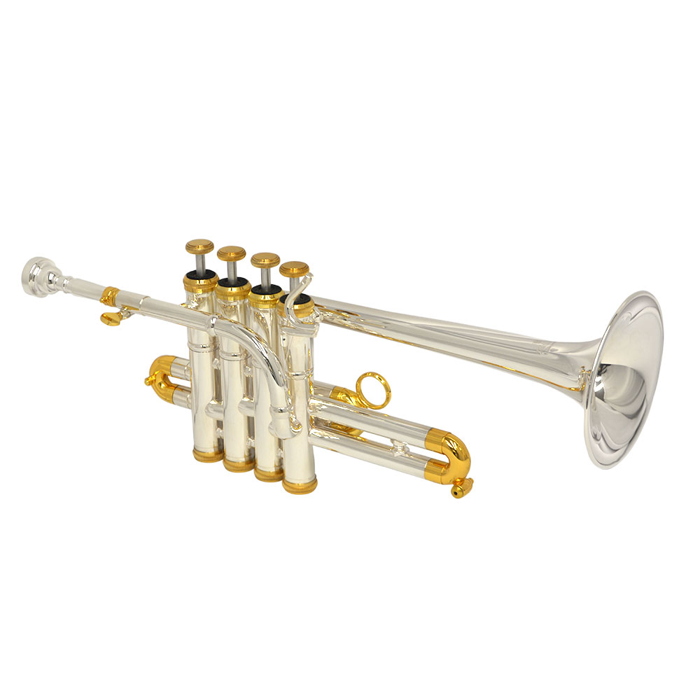 Elite Studio Piccolo Trumpet - Silver & Gold