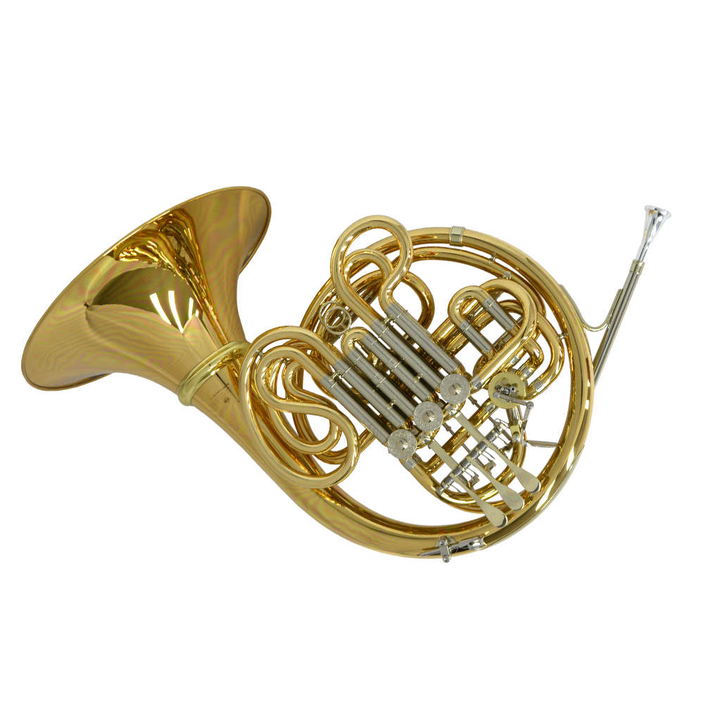 American Elite VI (A) French Horn w/ Detachable Bell – Yellow Brass and Nickel