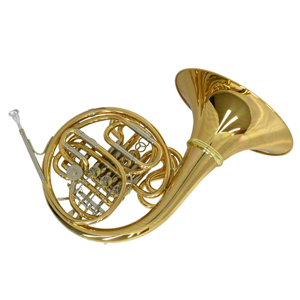 American Elite VI (A) French Horn w/ Detachable Bell - Yellow Brass and Nickel