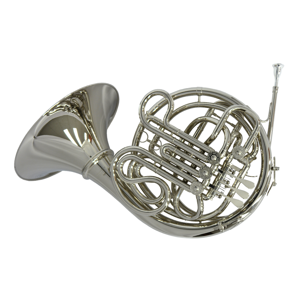 American Elite VI Series II French Horn w/ Detachable Bell - Nickel Plated