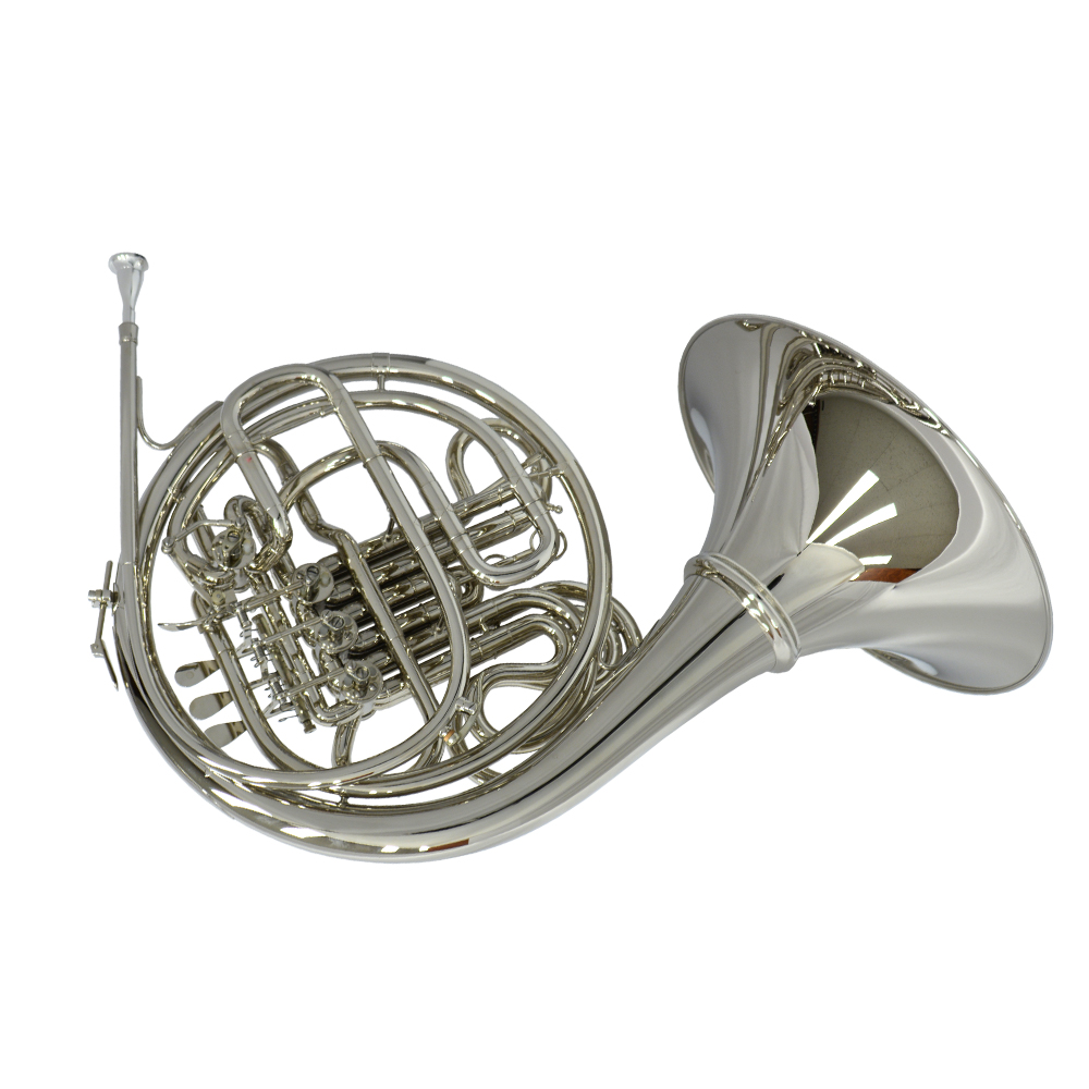 American Elite VI Series II French Horn w/ Detachable Bell - Nickel Plated
