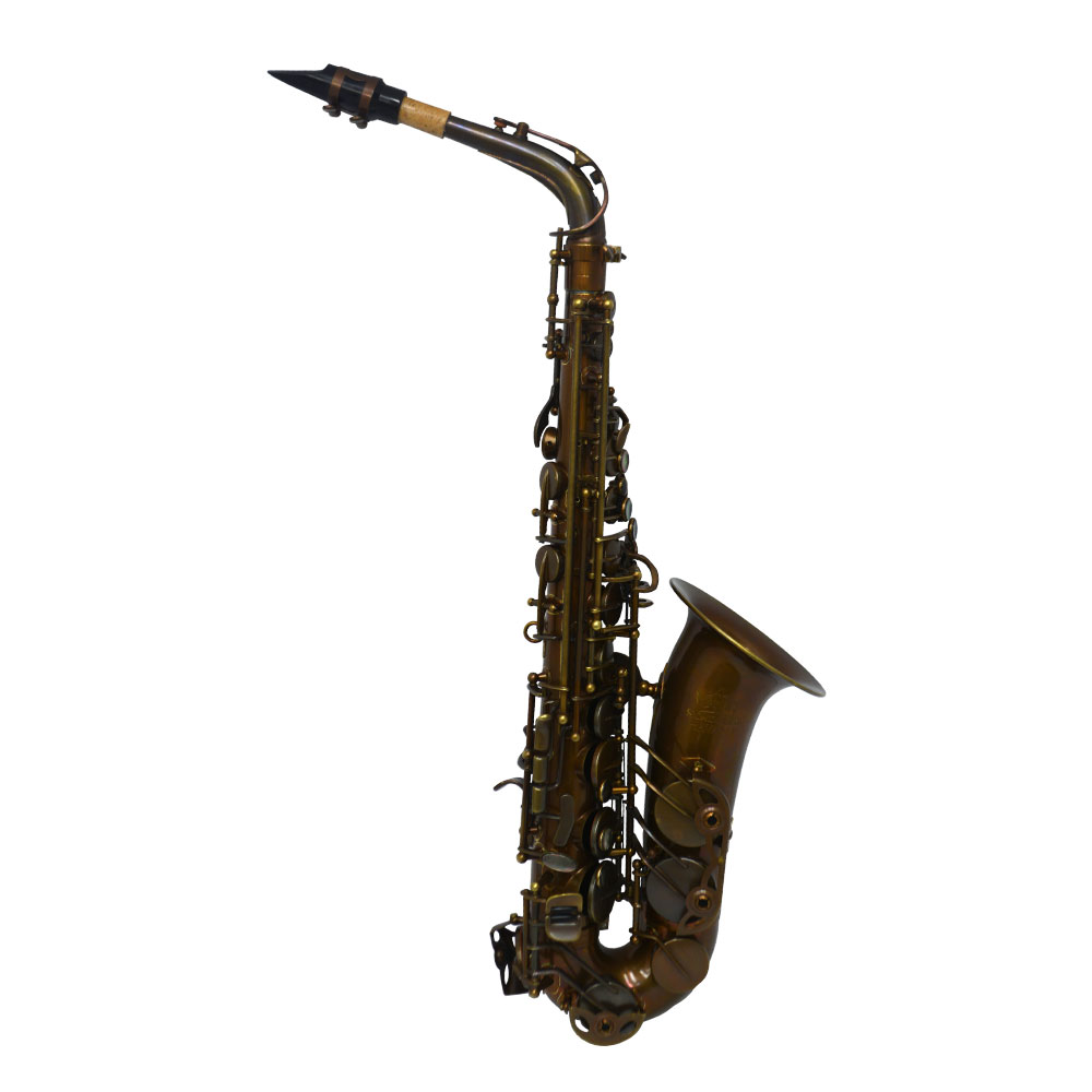 Premier Havana Alto Saxophone – Dark Unlacquered Duralast Finish