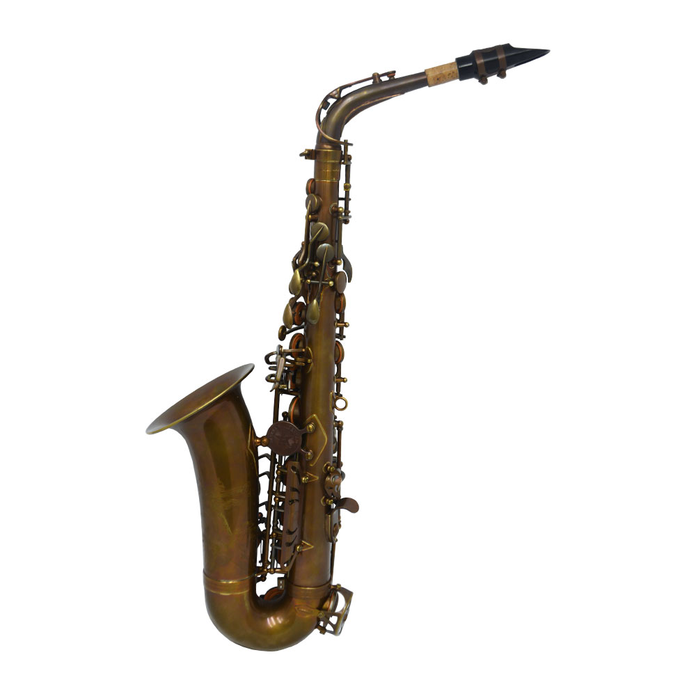 Premier Havana Alto Saxophone - Dark Unlacquered Duralast Finish