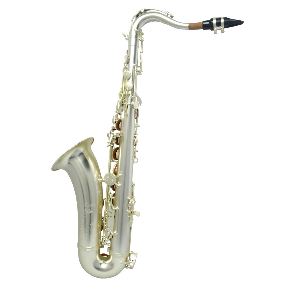Premier Havana Tenor Saxophone - Sandblasted Silver Plated w/ Totem
