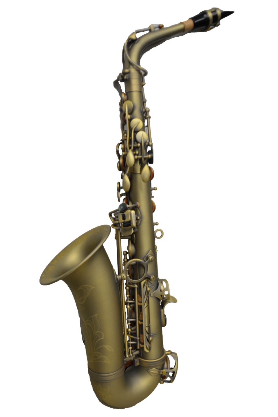 Elite Luxus Alto Saxophone – Antique Brass Finish