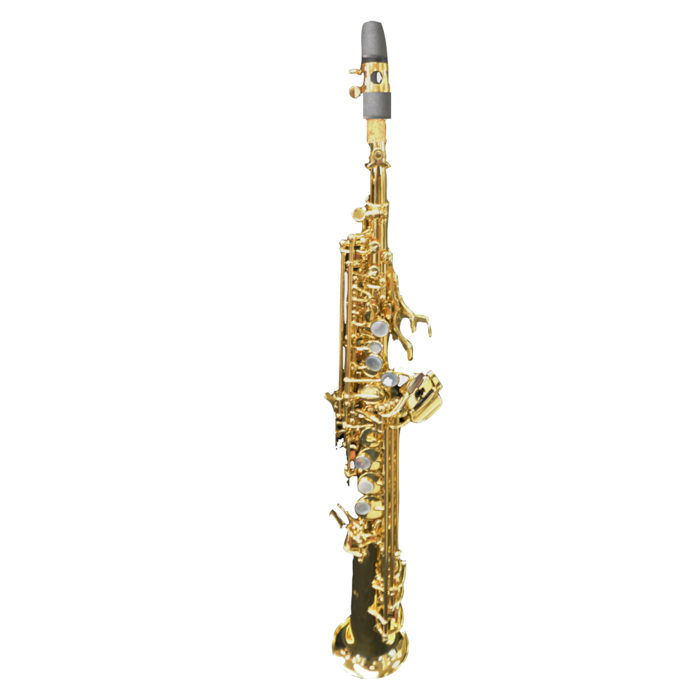 Elite V Soprano Saxophone Gold Lacquer W/Enlarged Bell