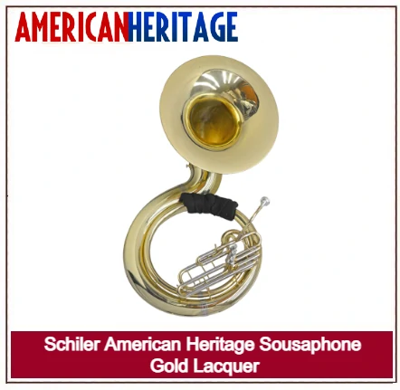 SCHILLER AMERICAN HERITAGE SOUSAPHONE GOLD LACQUER