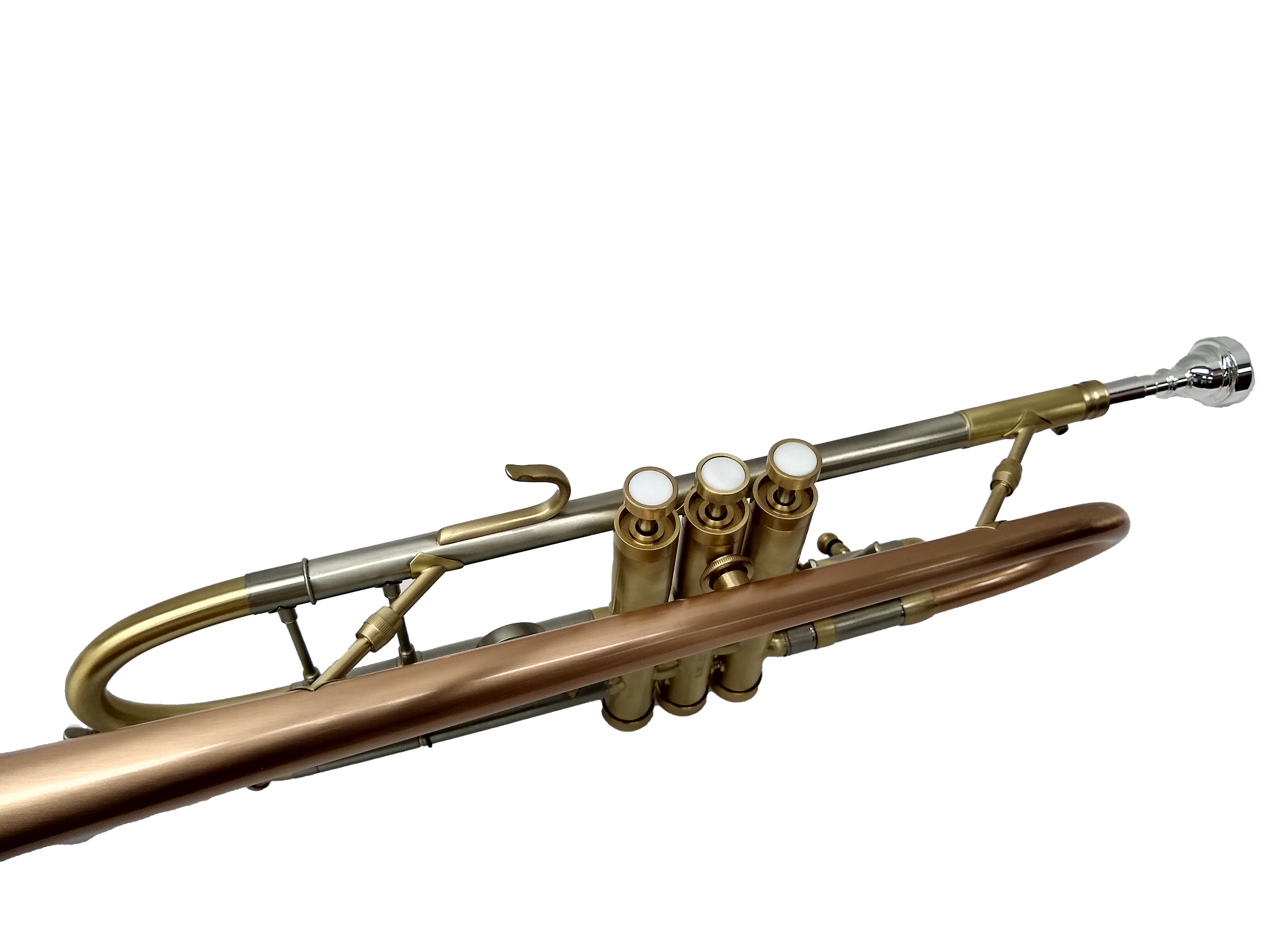 Frankfurt Elite Custom Trumpet CF Vintage Rose Brushed