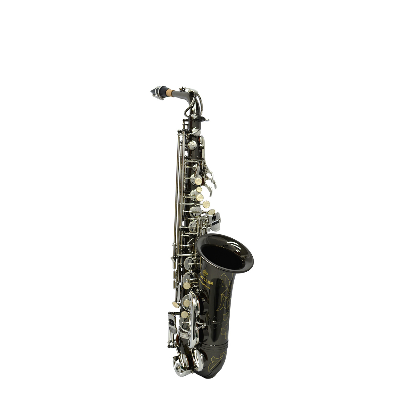 American Heritage 400 Alto Saxophone - Electro-Black and Silver