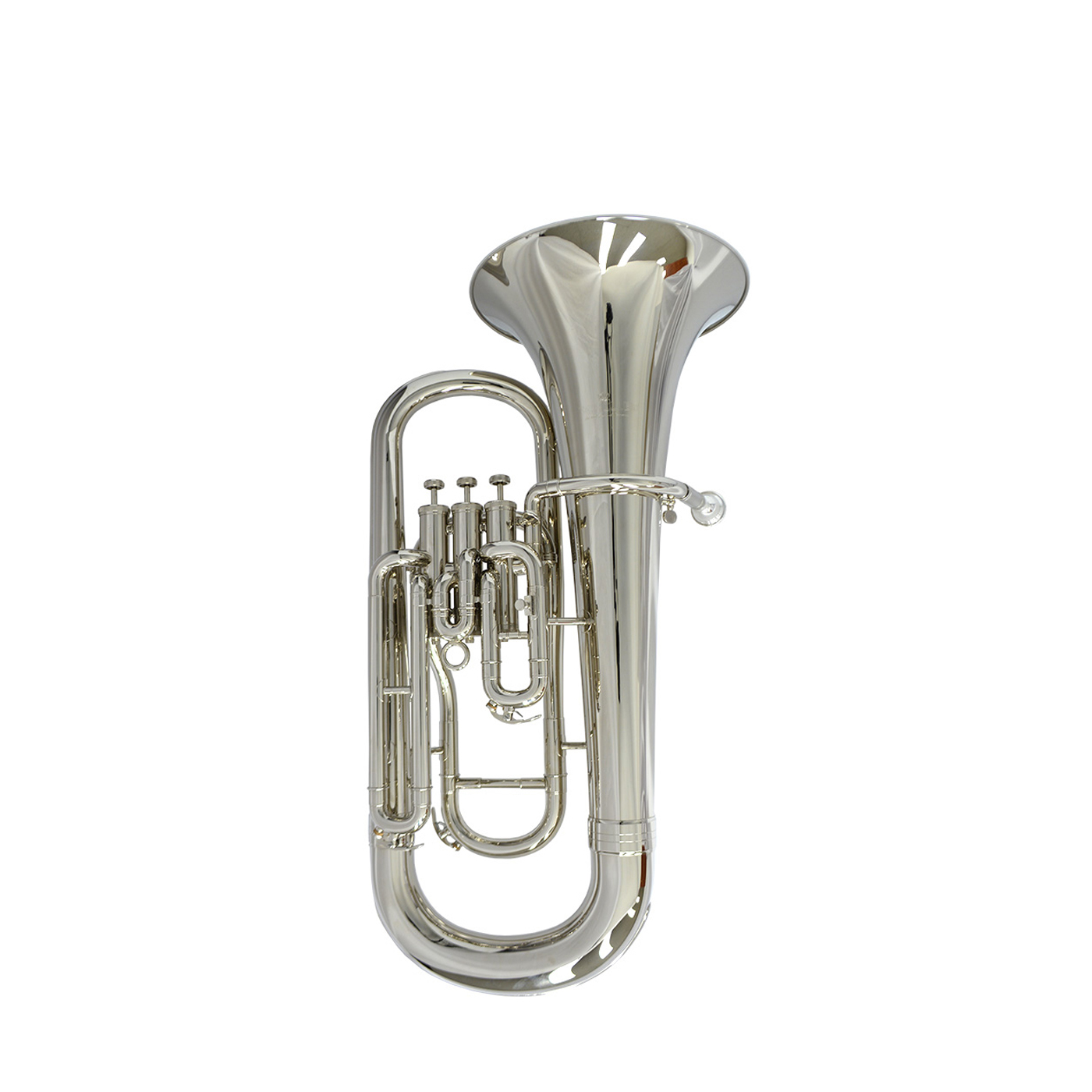 Elite III Euphonium with Convertible Marching Pipe - Nickel Plated