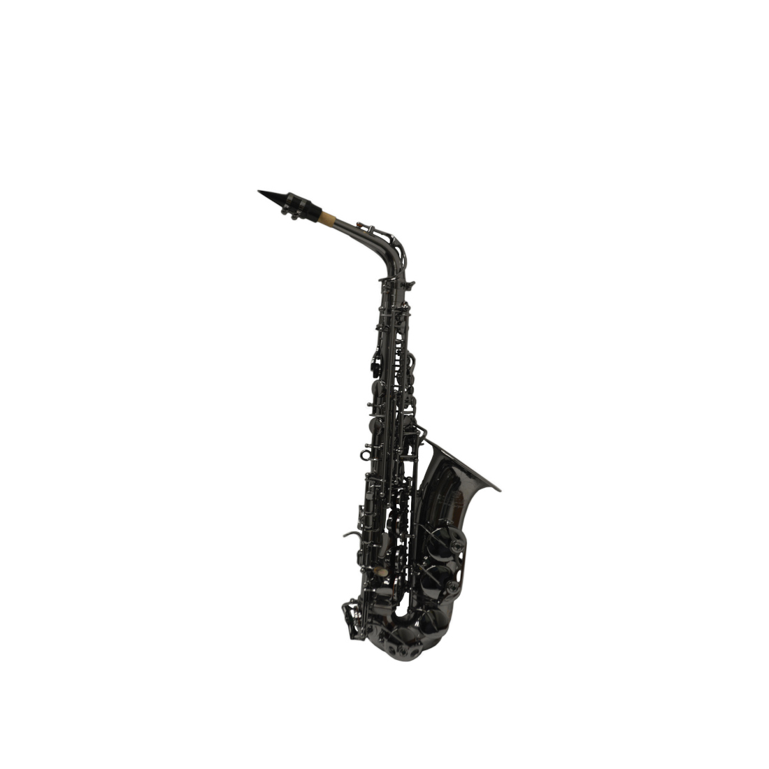 Elite V Black Nickel Brass Big Bell Alto Saxophone